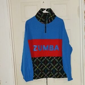 Zumba Fitness Men's Vibrant Zip-Up Sweater